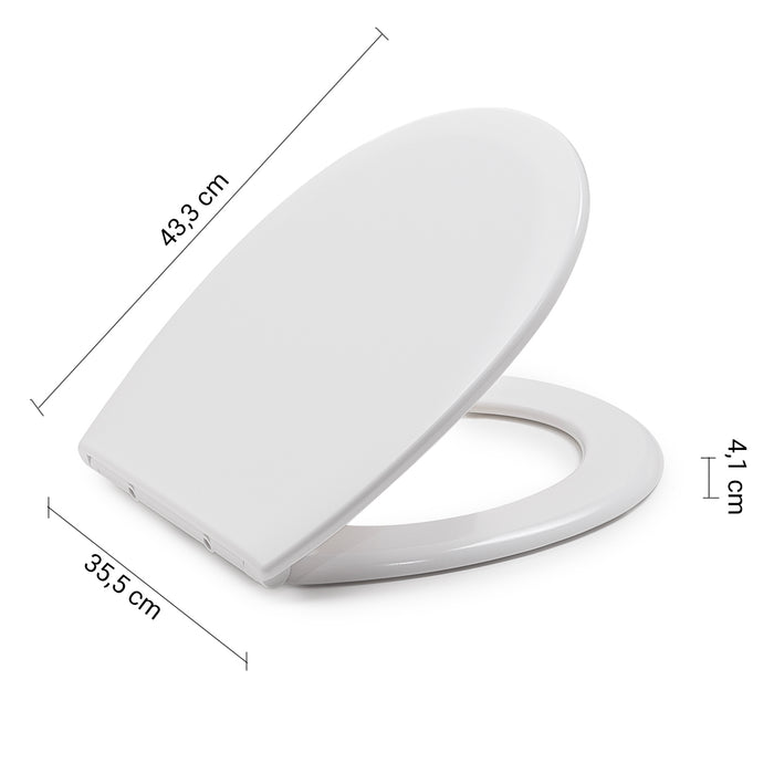 GEDY 40110200200 OLITE Asiento WC duroplast universal blanco