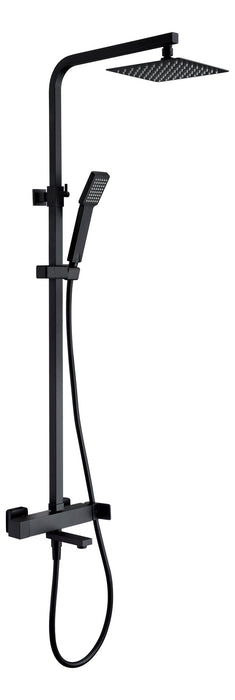 IMEX BDF016-B/NG FIYI Grifo Monomando Conjunto de Bañera Telescópico Negro Mate