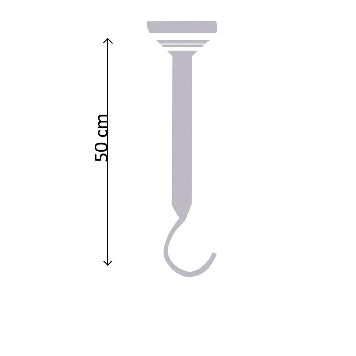 ARCOBAÑ 30STCB50  Soporte Techo Cortina Blanco 50cm