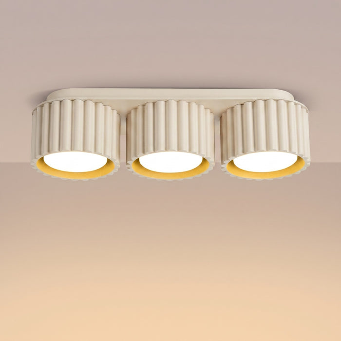 SOLLUX SL.2630 Plafón AURA 3 beige Gx53