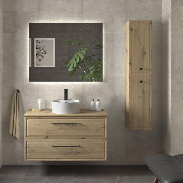 SALGAR RUNA Mueble+Lavabo LISBOA Color Roble