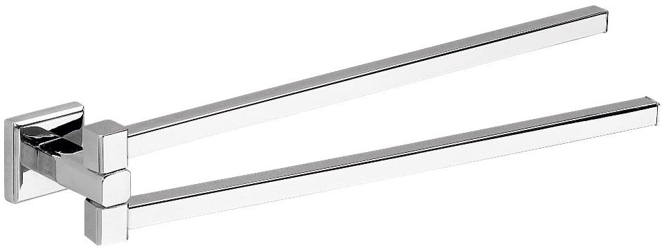 GEDY COLORADO Toallero Doble Giratorio Cromo