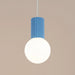 SOLLUX SL.2402 Lámpara Colgante Halo 1 Azul Claro