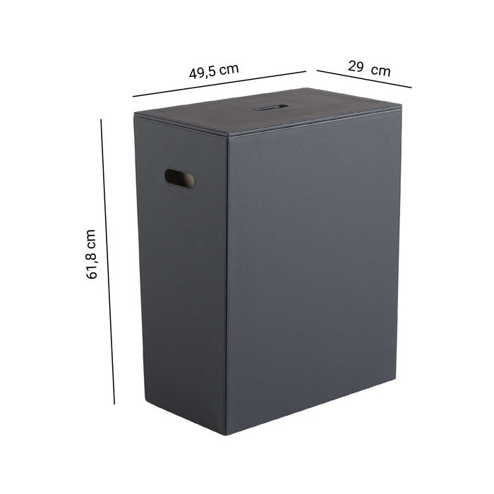 GEDY 10371400000 LUXURY Cesto de Ropa Negro