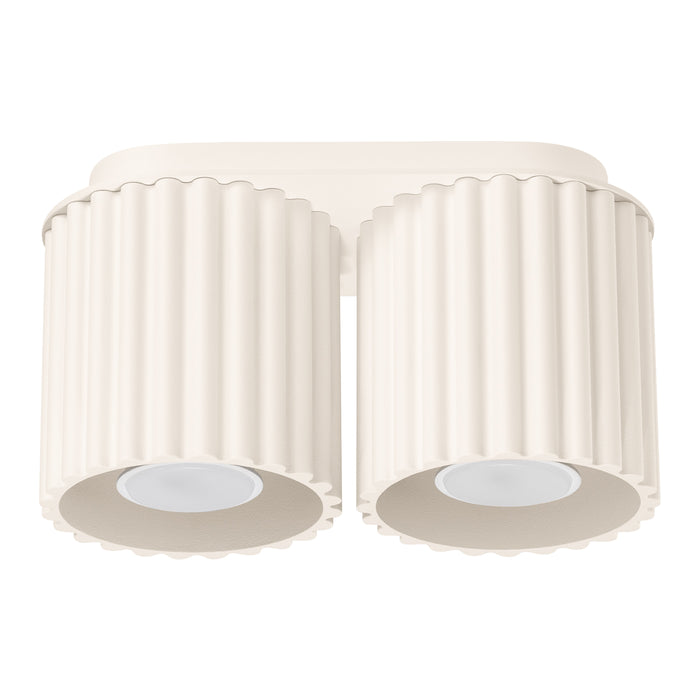 SOLLUX SL.1790 AURA Lámpara De Techo 2 Beige Gu10