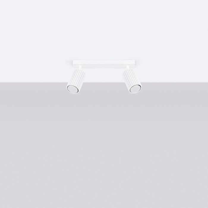 SOLLUX SL.1542 KARBON Lámpara De Techo 2 Blanca