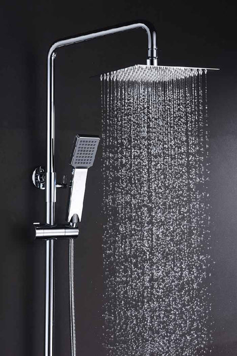 IMEX BDAR025 ART Single-Handle Faucet Telescopic Shower Set Chrome