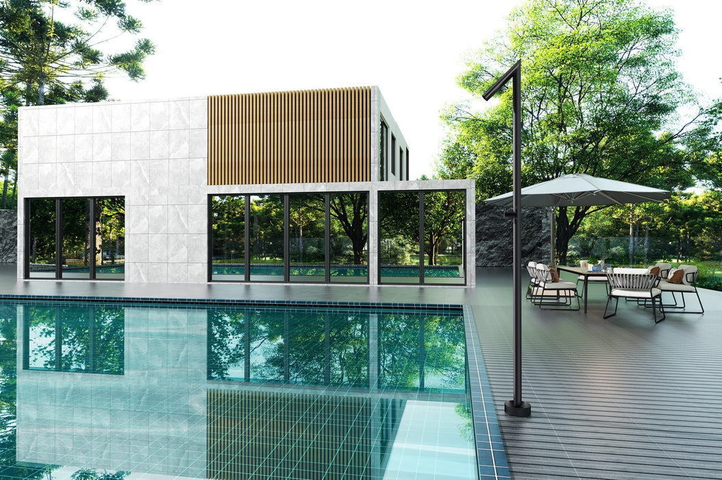 POOLIMEX GPO011/ANG OKLAHOMA Grifería De Piscina Acero S.316 Negro Mate