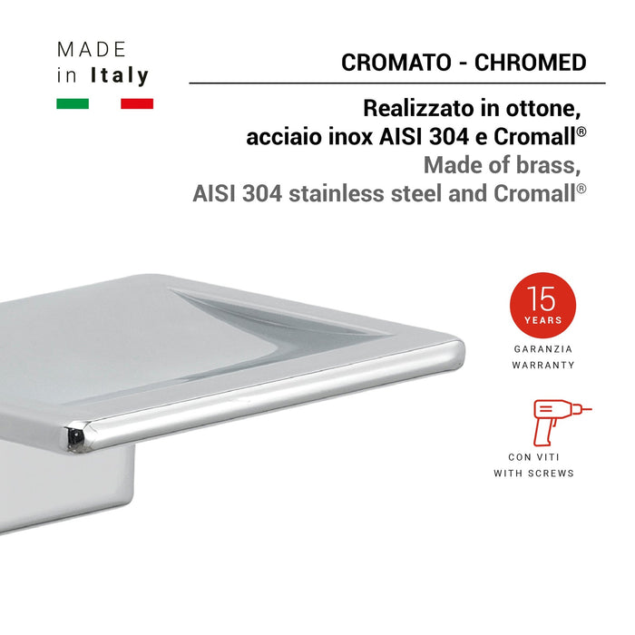 GEDY A9121300000 IL GIGLIO Jabonera Fija Cromo