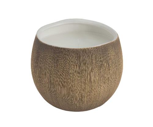 ANDREA HOUSE AX24022 Vela Cerámica Coco Ø17X14 Cm