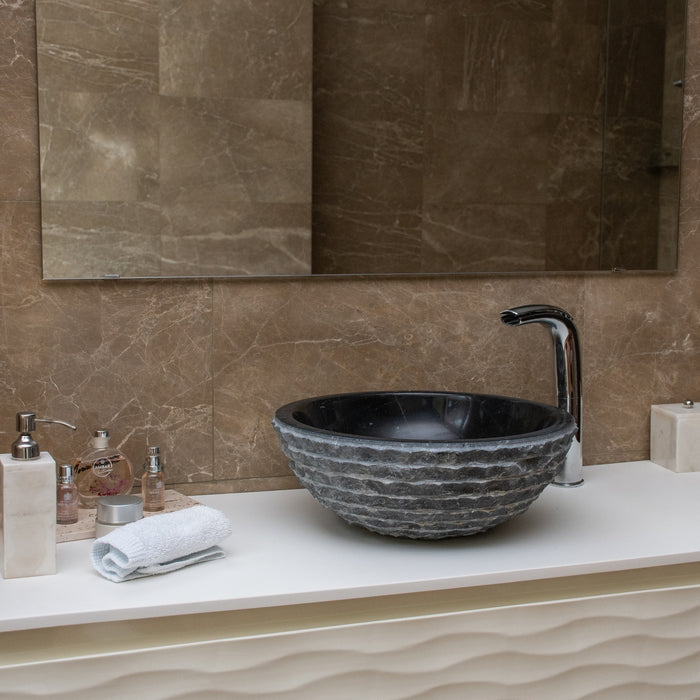 FORZINI FZ-BK/JB-MB-111 NEMESIS Lavabo de mármol Negro