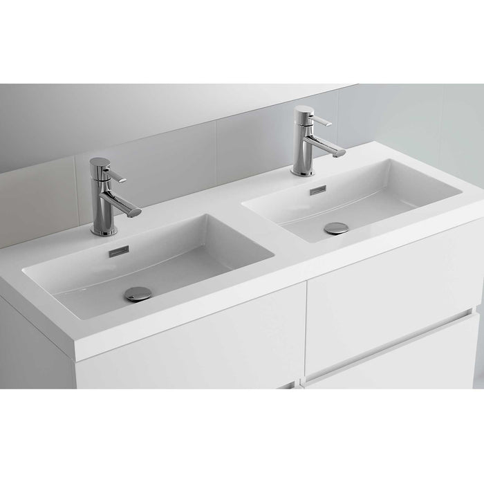 SALGAR 27144 TOSCANA Lavabo Doble 140 Carga Mineral