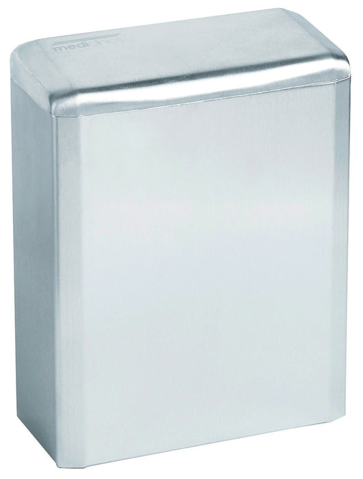 MEDICLINICS PP0006C 6 Liter Trash Can Stainless Steel Glossy