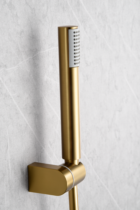IMEX BDC033-5ORC OLIMPO Kit Ducha Monomando Oro Rosa Cepillado