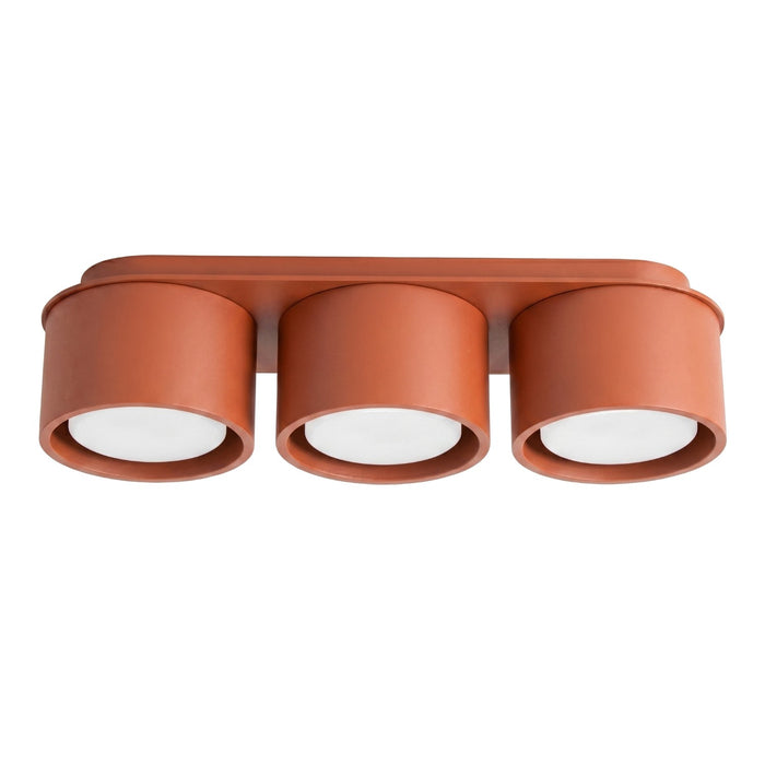SOLLUX SL.2452 Plafón MODO 3 ocre rojo Gx53
