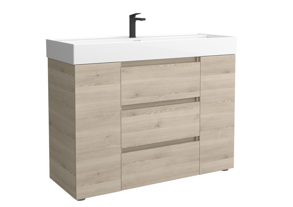 SALGAR BEQUIA PLUS Mueble 3C Lavabo Veneto 120 cm Natural