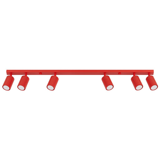 SOLLUX SL.2369 Plafón Karbon 6L Roja