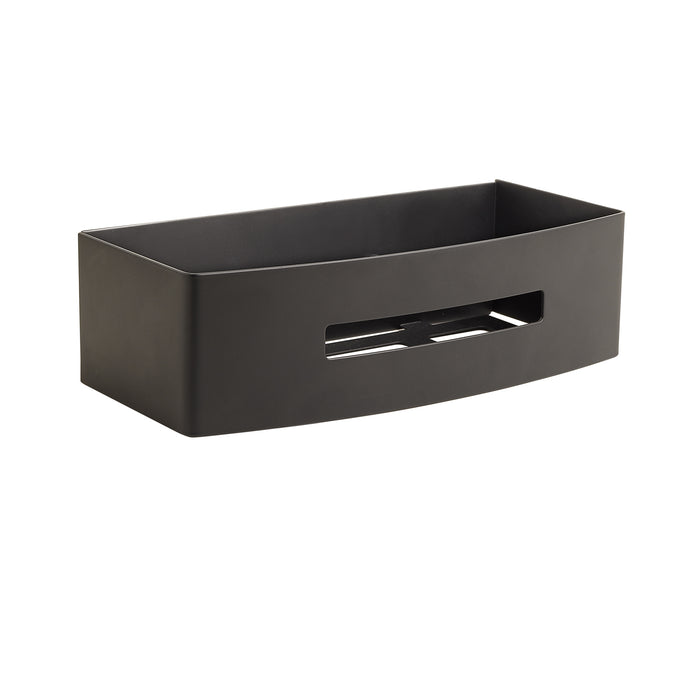 GEDY 77181400000 POSEIDON Porta objetos rectangular de ducha negro mate