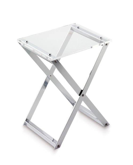 BELTRAN 2010 STOOL Folding Stool Chrome/Methacrylate