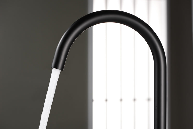 IMEX GCR002/NG LYON Matte Black Kitchen Faucet