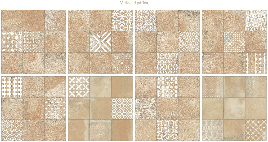 LA PLATERA KUBE QUINTA TERRA-CARRARA 45x45 Porcelánico Esmaltado