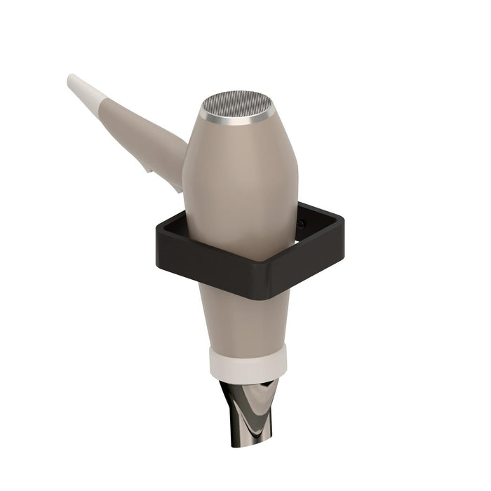 BELTRAN 1019 TURIN Black Hair Dryer Holder Screw Mount