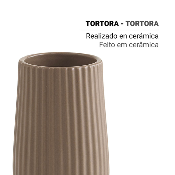 GEDY MK985200000 MARIKA Toothbrush Holder Dove Gray