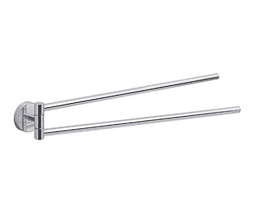 GEDY 23231300200 Towel Rack 2 Swiveling Bars G-Eros