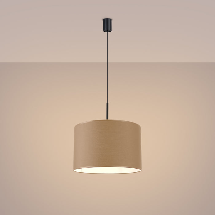SOLLUX SL.1849 Lámpara colgante NEVIA beige color topo/negro