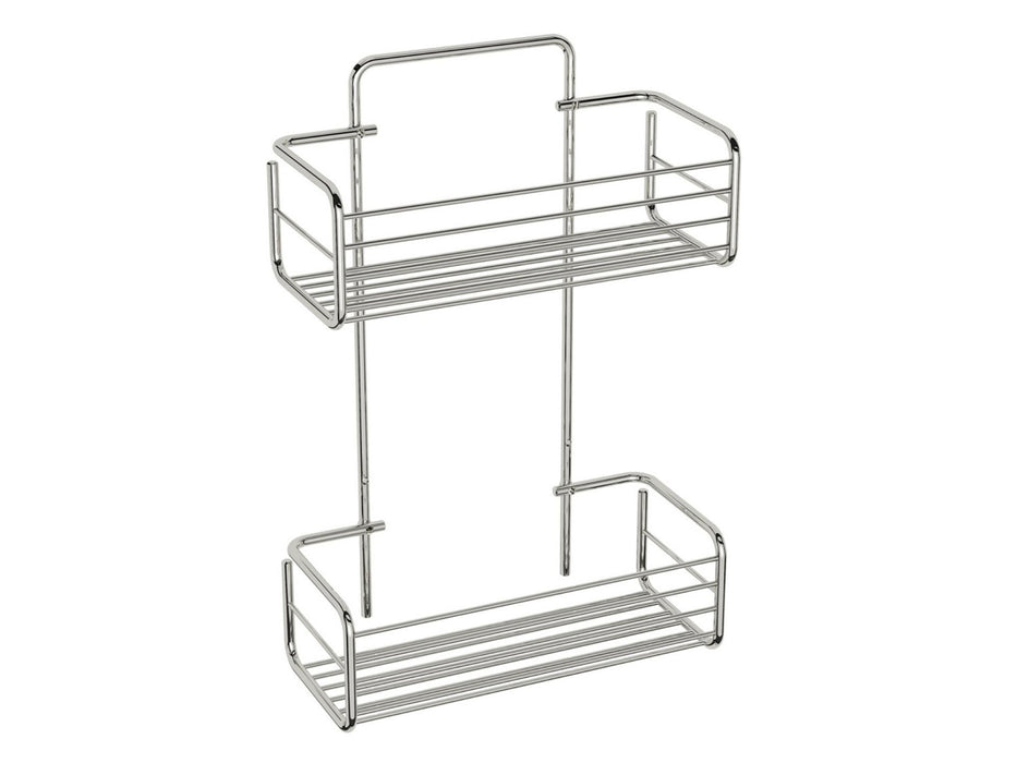 BELTRAN 3394 INOVA Double Rectangular Soap Dish Chrome 30 cm