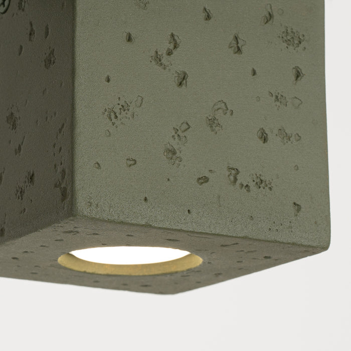 SOLLUX SL.1845 Lámpara de techo QUAD hormigón verde oliva verde oliva