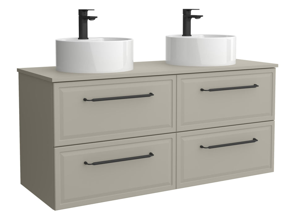 SALGAR 121841 RUNA Mueble+Lavabo LISBOA 140cm Gris mate