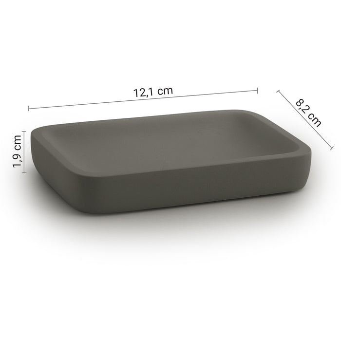 GEDY YL118100000 YLENIA Jabonera gun metal