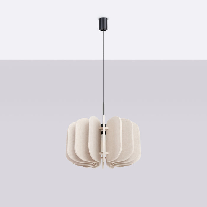 SOLLUX SL.1860 Lámpara colgante MULA 45 beige beige/negro
