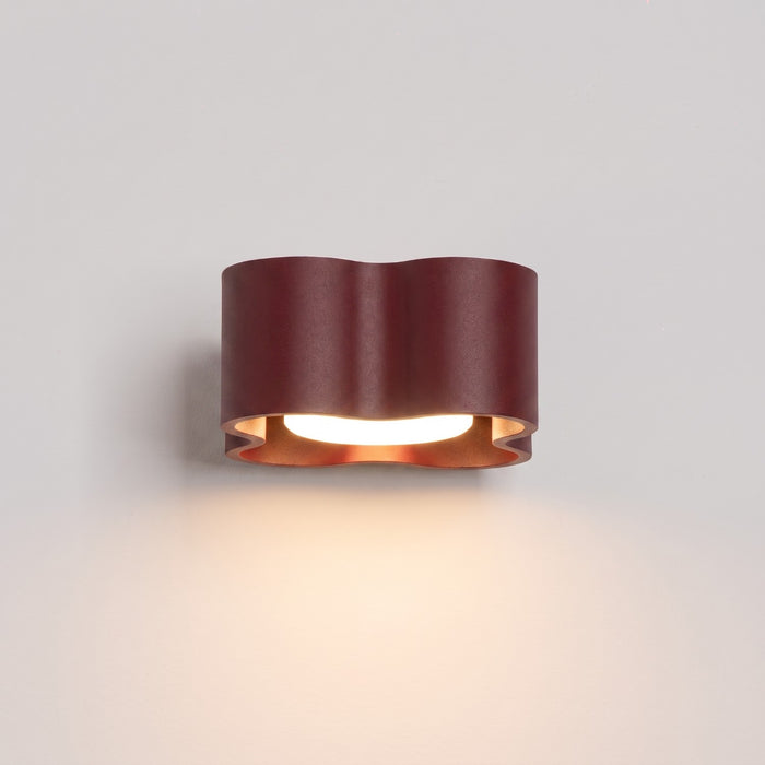 SOLLUX SL.3367 Lámpara De Pared Ovio Burdeos Gx53