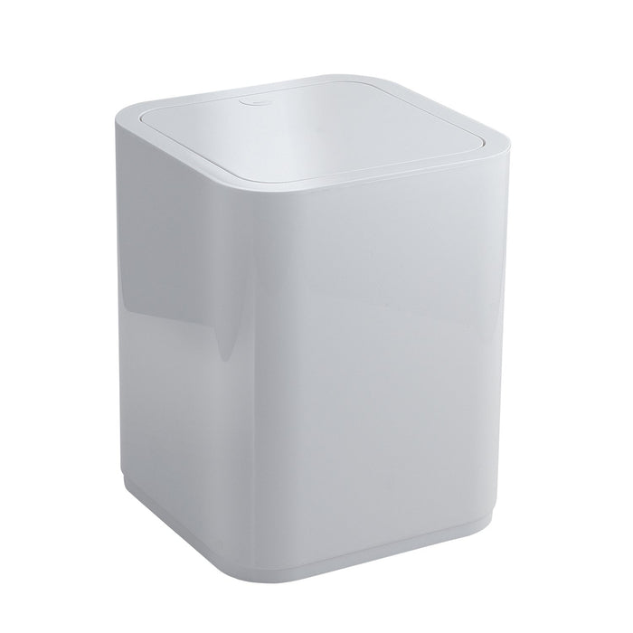 GEDY 63092200900 SEVENTY Trash Can With Lid 8 Liters White
