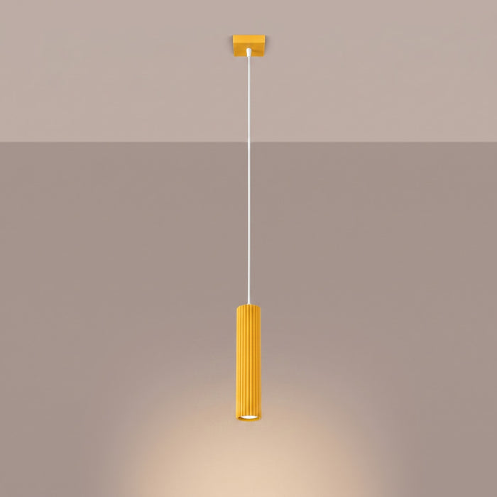 SOLLUX SL.2334 Lámpara colgante KARBON 1 amarillo
