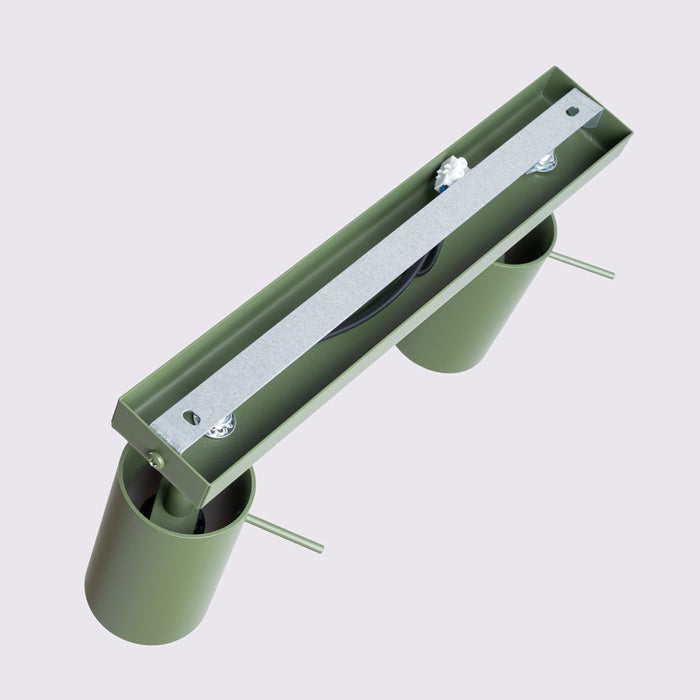 SOLLUX SL.1501 Lámpara de techo RING 2 verde oliva verde oliva