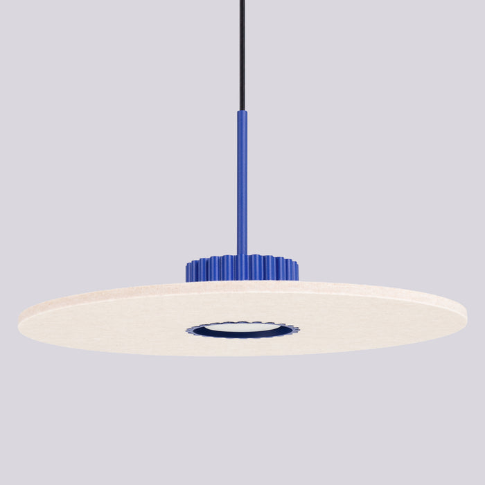 SOLLUX SL.2693 Lámpara colgante OVO 1 ultramaryna/beżowa filc Gx53