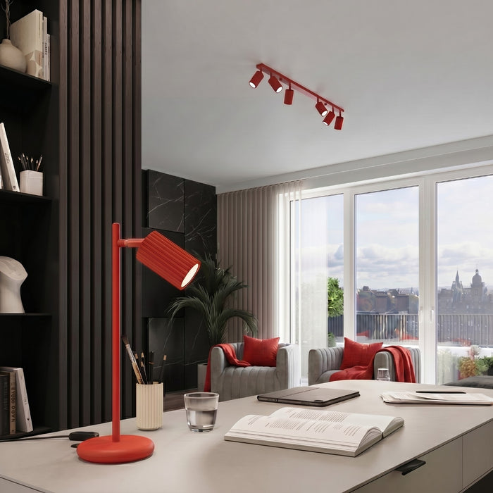 SOLLUX SL.2335 Lámpara colgante KARBON 1 rojo