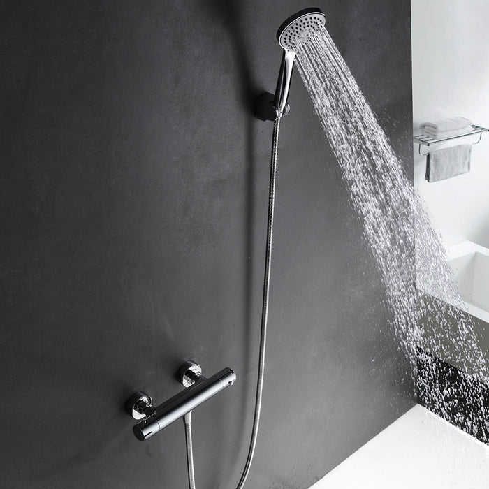 IMEX BTC018-5 CRETA Grifo de Ducha Termóstatico Cromo