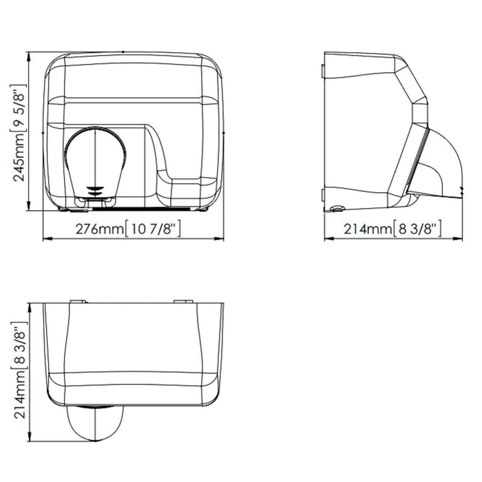 MEDICLINICS E05A SANIFLOW Secamanos Blanco