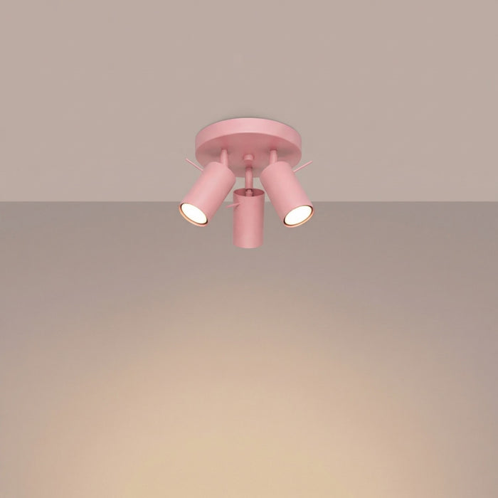 SOLLUX SL.2174 Plafón RING 3P rosa