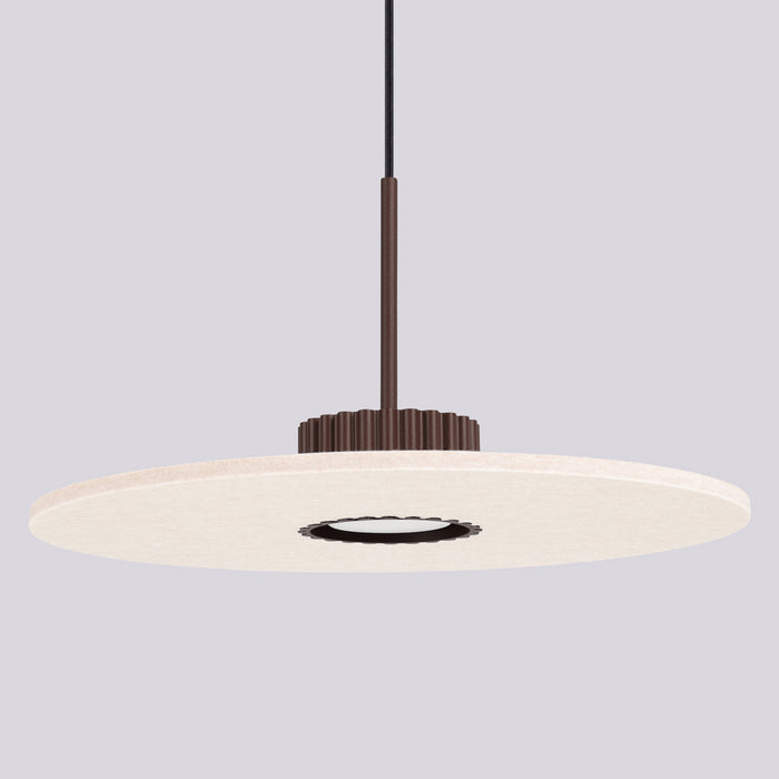 SOLLUX SL.2694 Lámpara colgante OVO 1 brązowa/beżowa filc Gx53