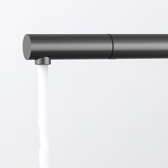 LLAVISAN L169514 Monomando Cocina Extraible Storm Gun Metal