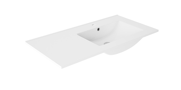 VISOBATH BOX Conjunto Mueble de Baño Derecha 2C+1P Suspendido Blanco Nieve Brillo