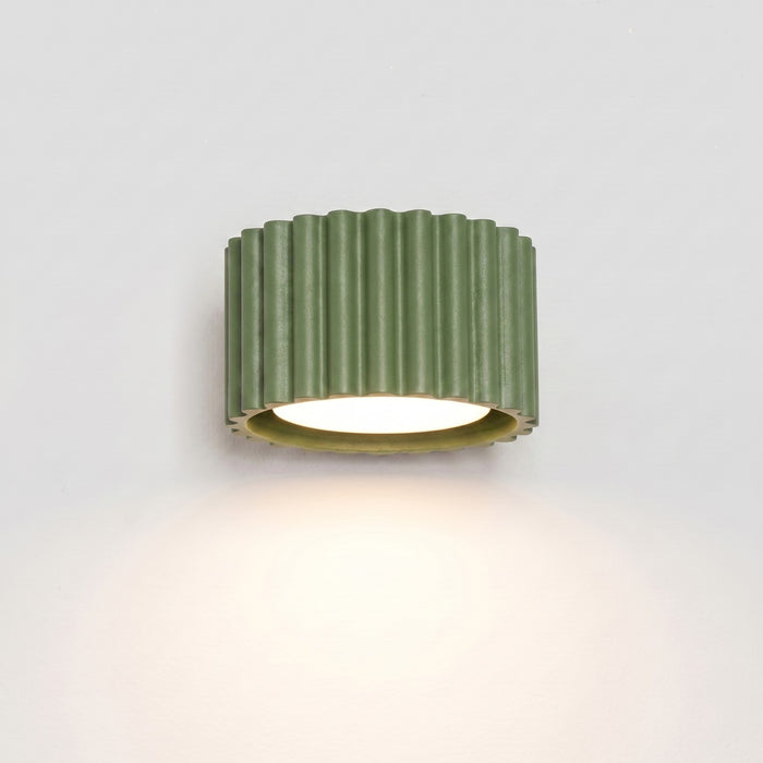 SOLLUX SL.2615 Aplique de pared AURA verde oliva Gx53