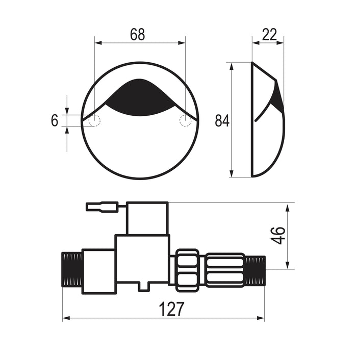 PRESTO 85962 Rada MC 1122 ABS Cromado