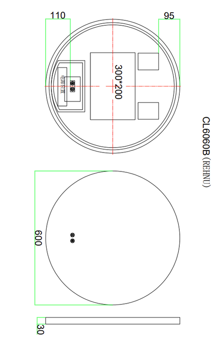 AQUORE RENHU Espejo Led