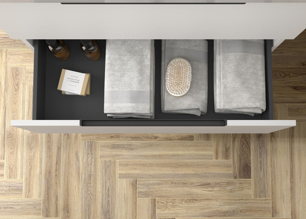 SALGAR 121980 LENI Mueble+Lavabo IBON 2 Senos 120cm Blanco Mate